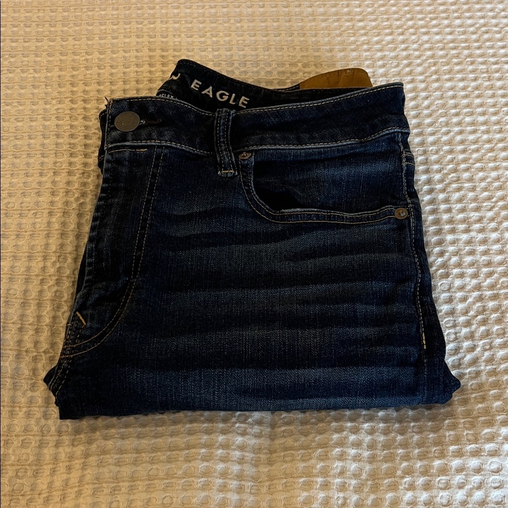 American Eagle Slim Fit Jeans - Dark Blue, 33x32